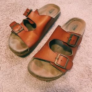 Mossimo Footbed Leather Sandals